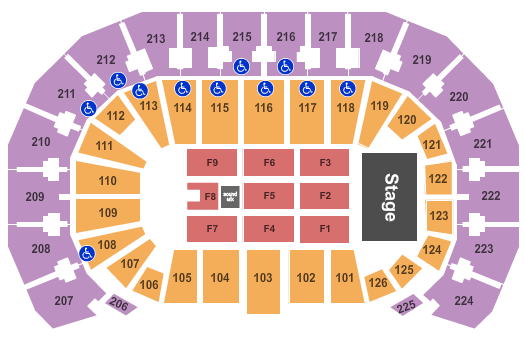 INTRUST Bank Arena Neil Diamond Seating Chart